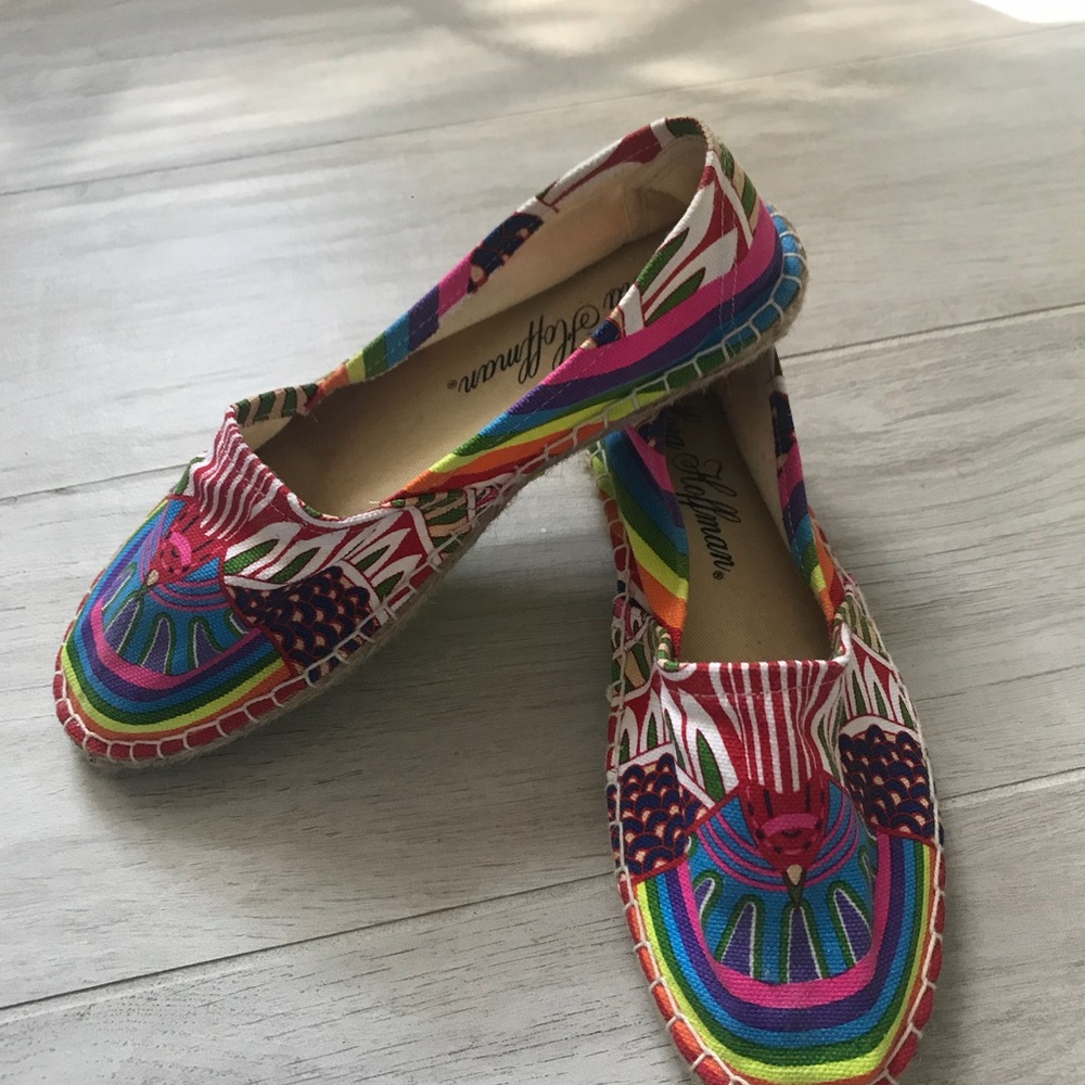 Mara Hoffman Rainbow Bird Espadrilles